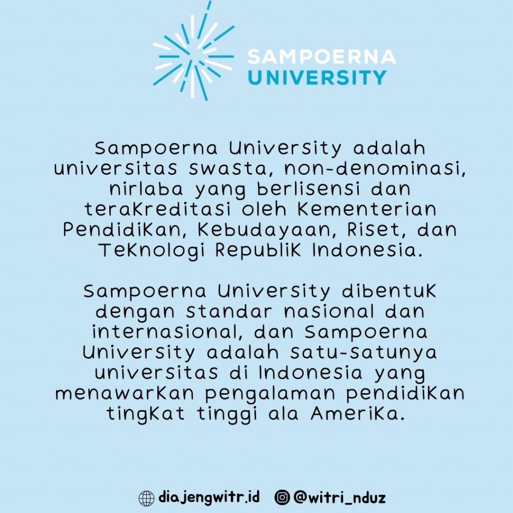 Sampoerna University adalah