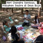 Heri Chandra Santoso Hidupkan Sastra di Desa Boja