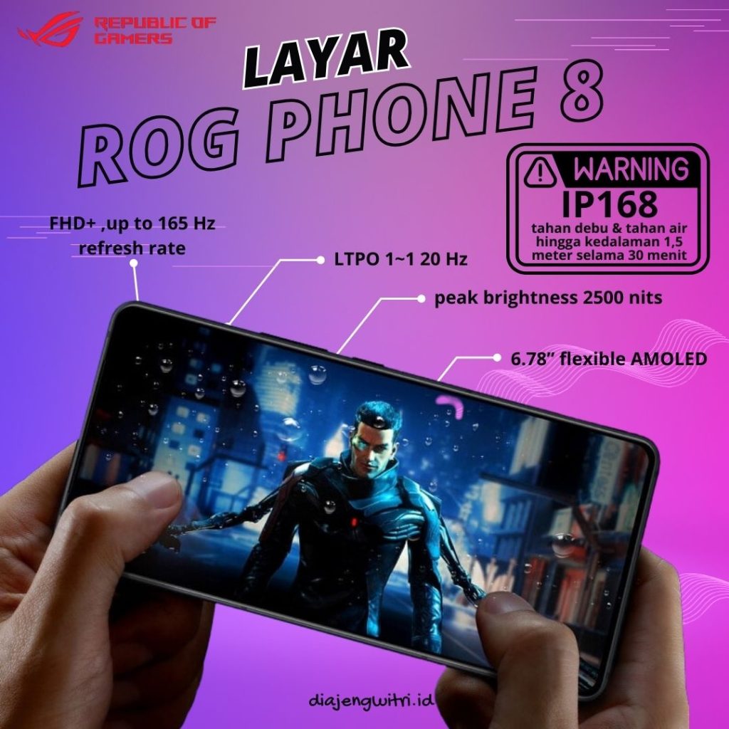 layar ASUS ROG Phone 8